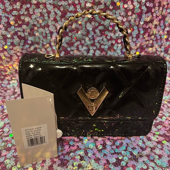 Black And Gold Valentino Orlandi Bag - Picture 4 of 7